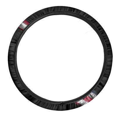 American Flag Wing Print Car Steering Wheel Cover