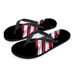 American Flag Wing Print Flip Flops