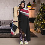 American Flag Wing Print Hooded Blanket