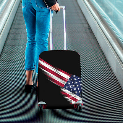 American Flag Wing Print Luggage Cover