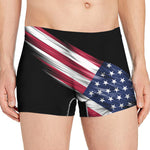 American Flag Wing Print Men's Boxer Briefs