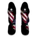 American Flag Wing Print Muay Thai Shin Guards
