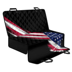 American Flag Wing Print Pet Car Back Seat Cover