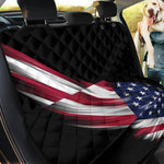 American Flag Wing Print Pet Car Back Seat Cover