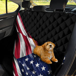 American Flag Wing Print Pet Car Back Seat Cover