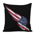 American Flag Wing Print Pillow Cover
