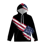 American Flag Wing Print Pullover Hoodie