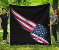American Flag Wing Print Quilt