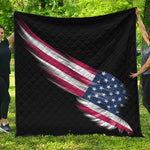 American Flag Wing Print Quilt