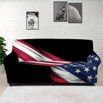 American Flag Wing Print Sofa Cover