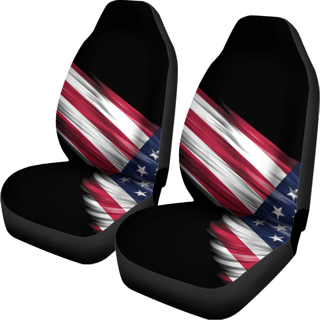 American Flag Wing Print Universal Fit Car Seat Covers