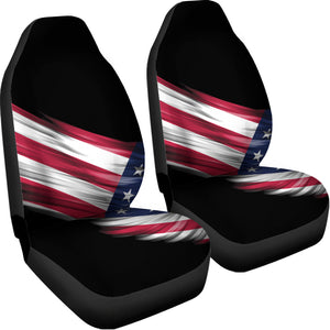 American Flag Wing Print Universal Fit Car Seat Covers