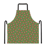 American Football Ball Pattern Print Apron