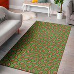 American Football Ball Pattern Print Area Rug