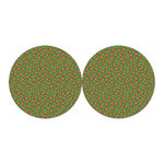 American Football Ball Pattern Print Car Coasters