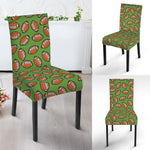 American Football Ball Pattern Print Dining Chair Slipcover