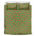 American Football Ball Pattern Print Duvet Cover Bedding Set