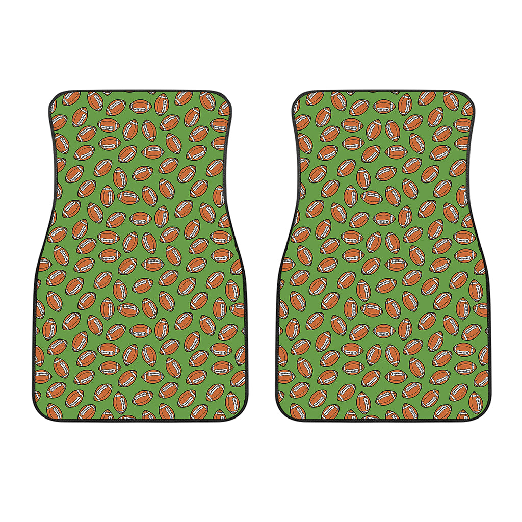 American Football Ball Pattern Print Front Car Floor Mats