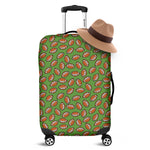 American Football Ball Pattern Print Luggage Cover