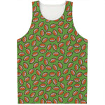 American Football Ball Pattern Print Men's Tank Top