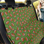 American Football Ball Pattern Print Pet Car Back Seat Cover