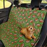 American Football Ball Pattern Print Pet Car Back Seat Cover