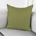 American Football Ball Pattern Print Pillow Cover