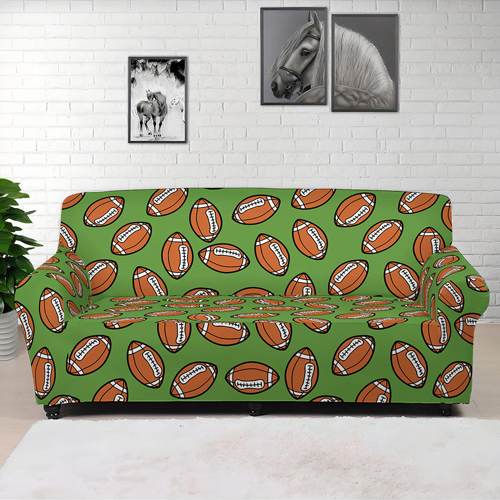 American Football Ball Pattern Print Sofa Cover
