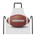 American Football Ball Print Apron