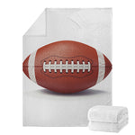 American Football Ball Print Blanket