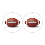 American Football Ball Print Car Coasters