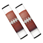 American Football Ball Print Car Seat Belt Covers