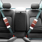 American Football Ball Print Car Seat Belt Covers