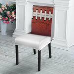 American Football Ball Print Dining Chair Slipcover