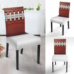 American Football Ball Print Dining Chair Slipcover