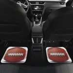 American Football Ball Print Front and Back Car Floor Mats
