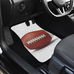 American Football Ball Print Front and Back Car Floor Mats