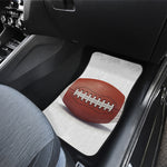 American Football Ball Print Front and Back Car Floor Mats