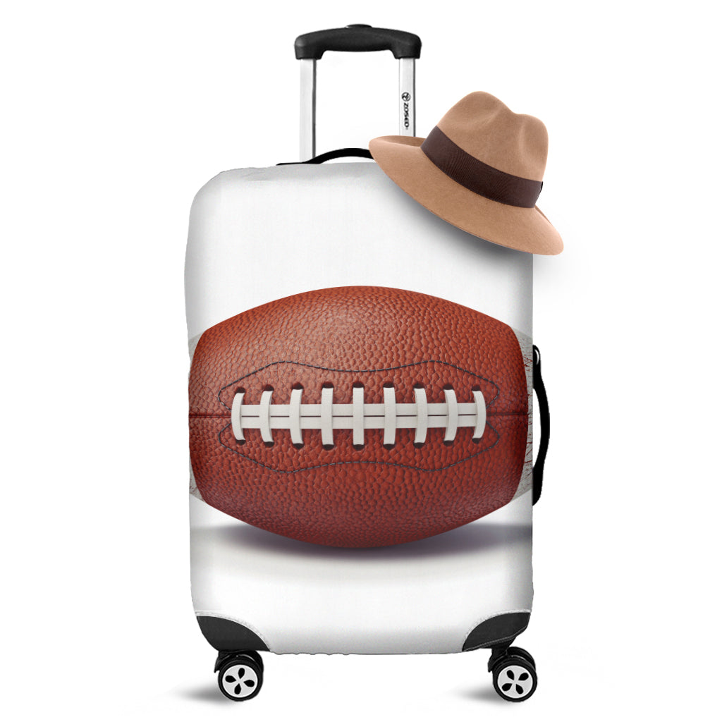 American Football Ball Print Luggage Cover