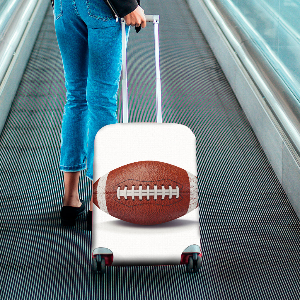 American Football Ball Print Luggage Cover
