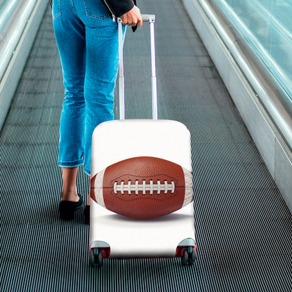 American Football Ball Print Luggage Cover