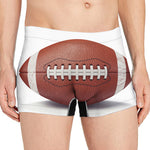 American Football Ball Print Men's Boxer Briefs
