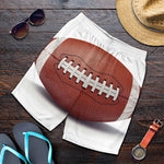 American Football Ball Print Men's Shorts