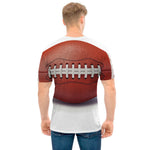 American Football Ball Print Men's T-Shirt