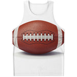 American Football Ball Print Men's Tank Top