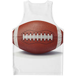 American Football Ball Print Men's Tank Top