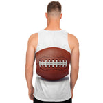 American Football Ball Print Men's Tank Top
