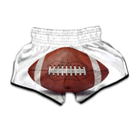 American Football Ball Print Muay Thai Boxing Shorts