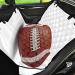 American Football Ball Print Pet Car Back Seat Cover
