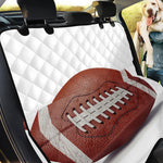 American Football Ball Print Pet Car Back Seat Cover